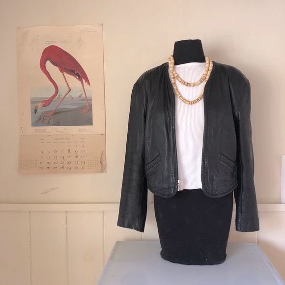 Vintage Leather Jacket - Picture 1 of 6